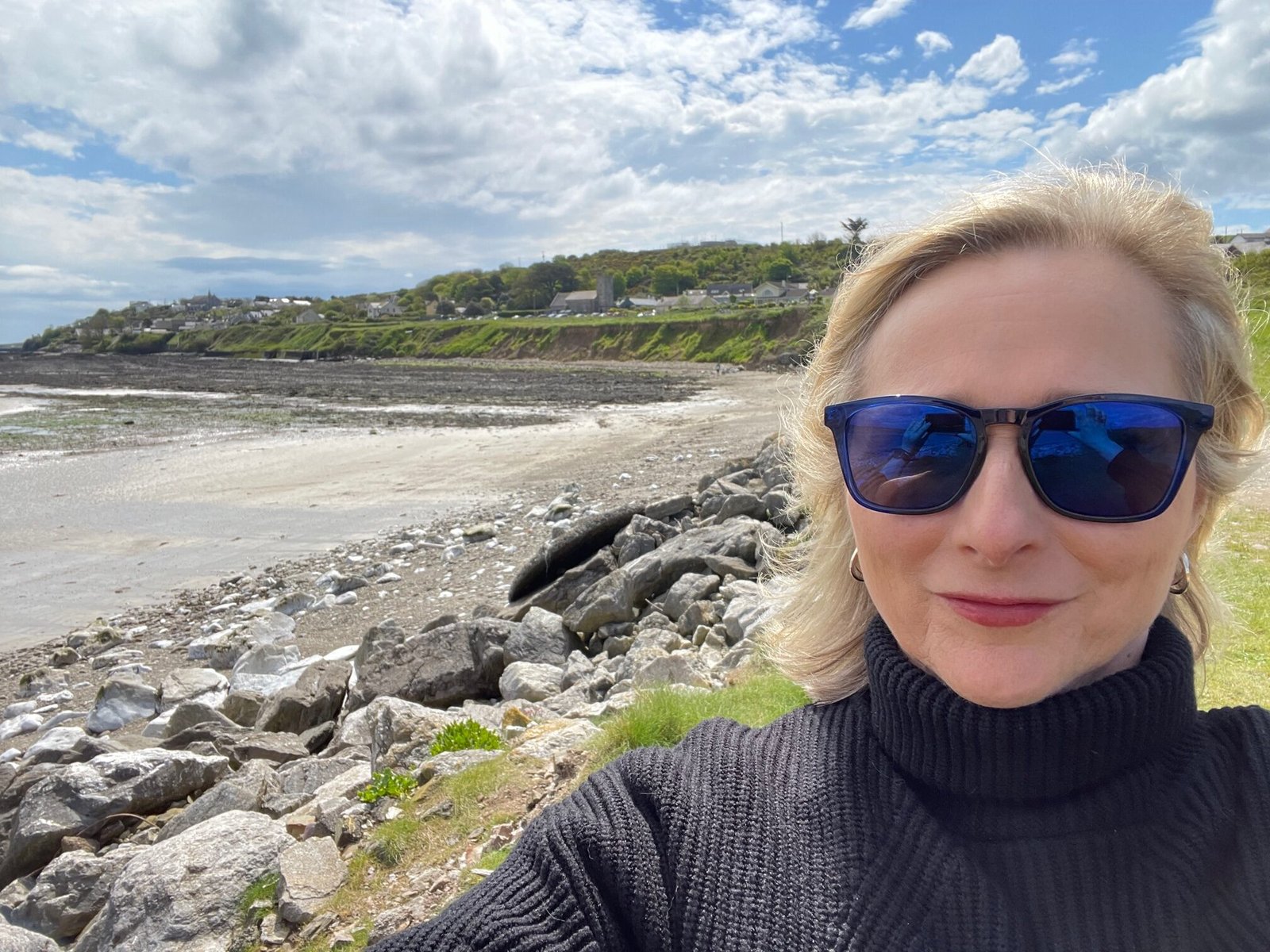 Image of Zofia by a beach